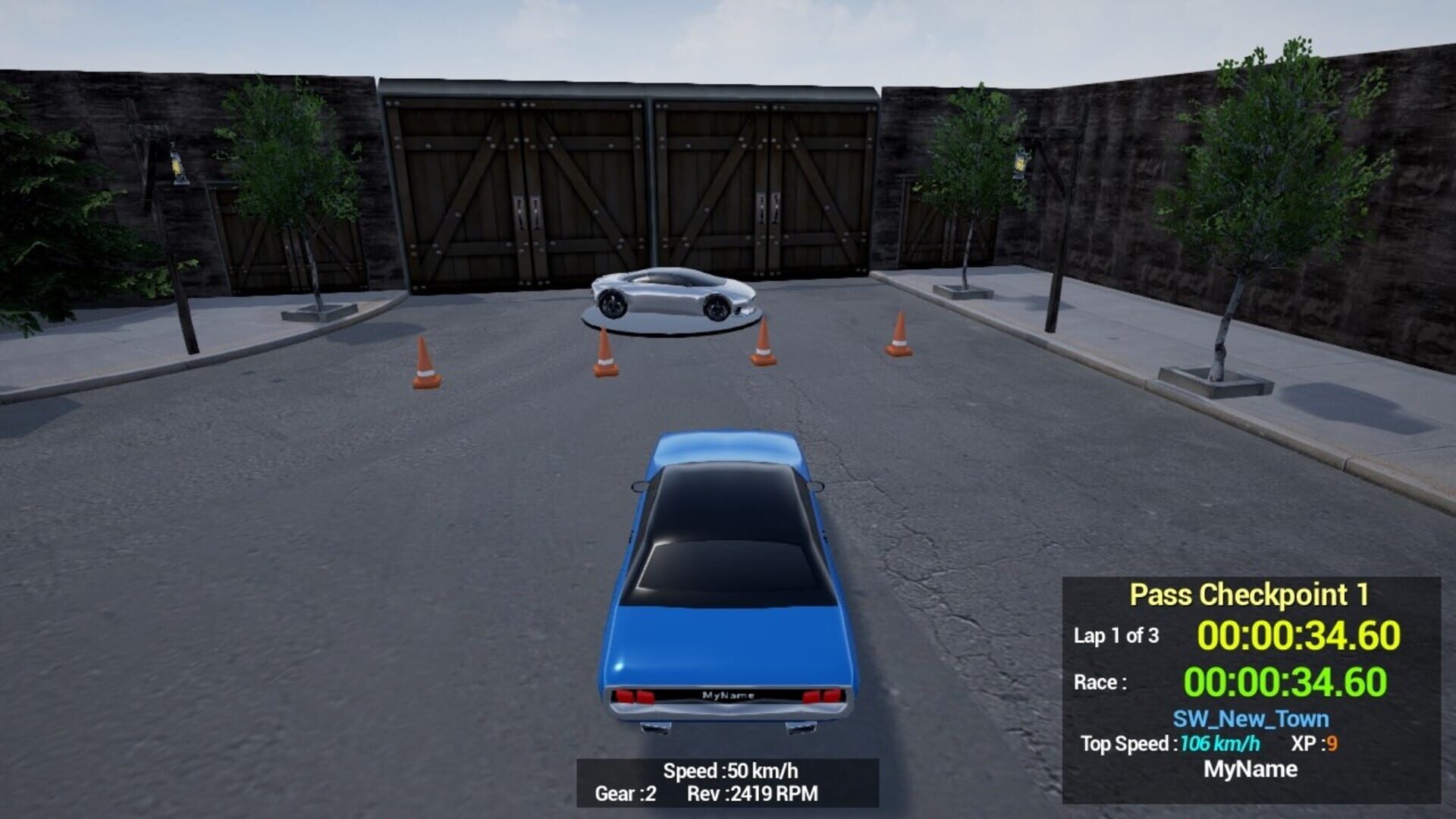 Maze Workout: Western Lost Solo Car Racer - Screenshot