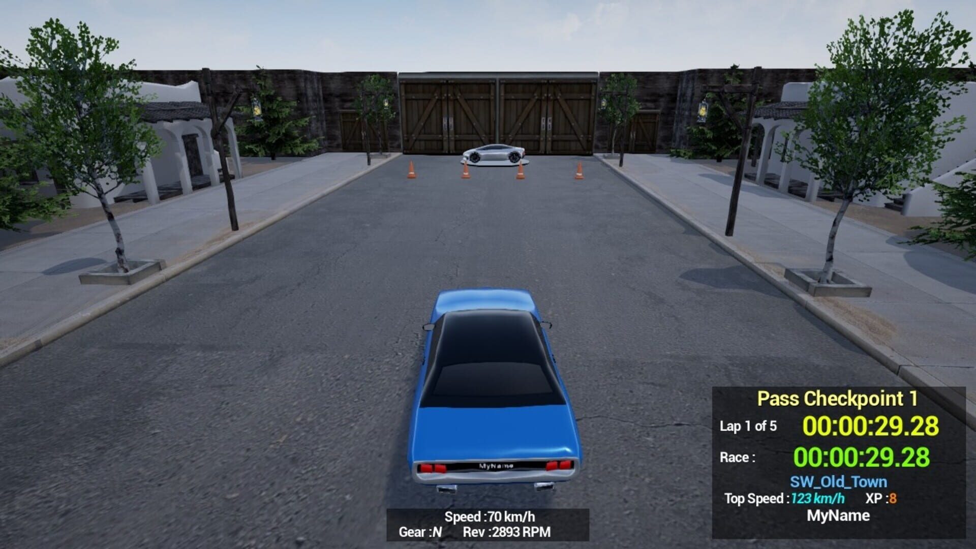Maze Workout: Western Lost Solo Car Racer - Screenshot