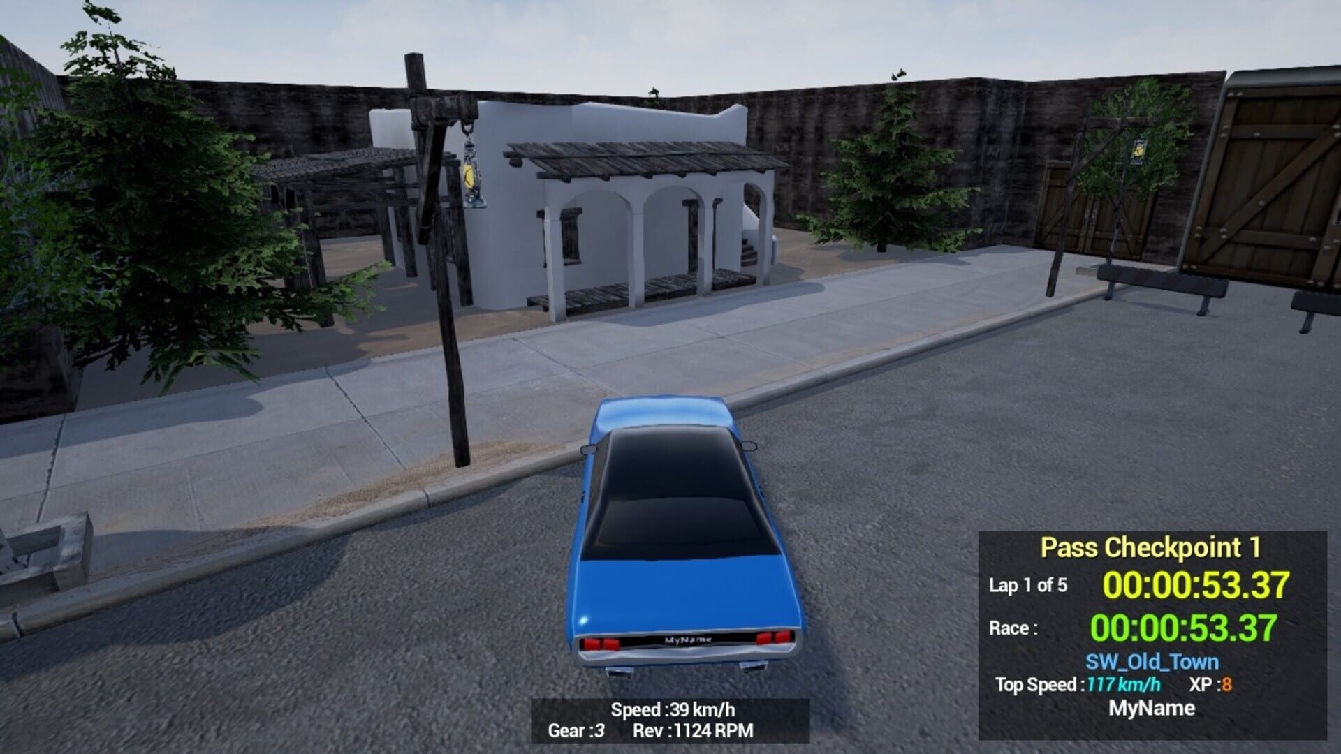 Maze Workout: Western Lost Solo Car Racer - Screenshot
