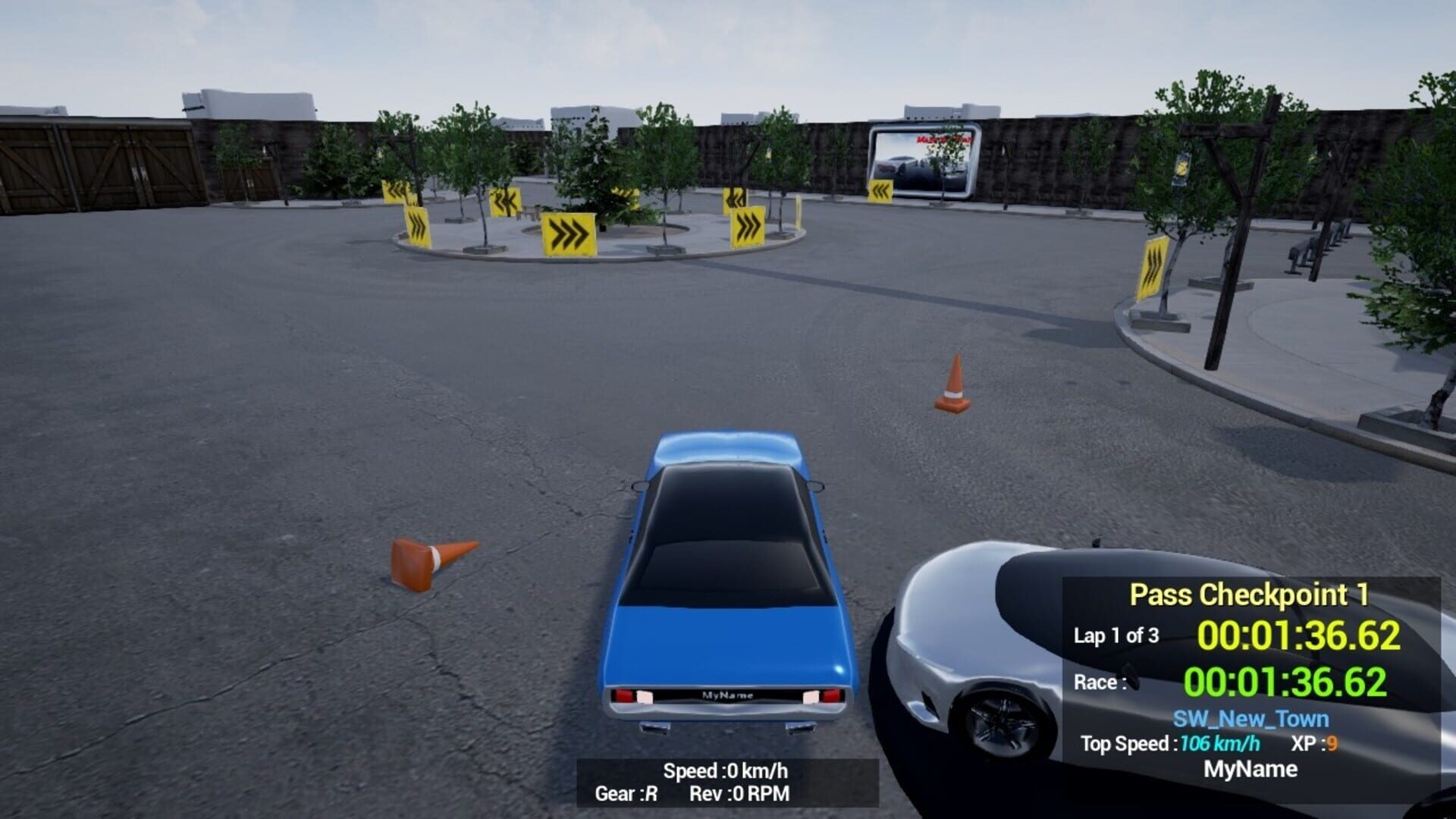 Maze Workout: Western Lost Solo Car Racer - Screenshot