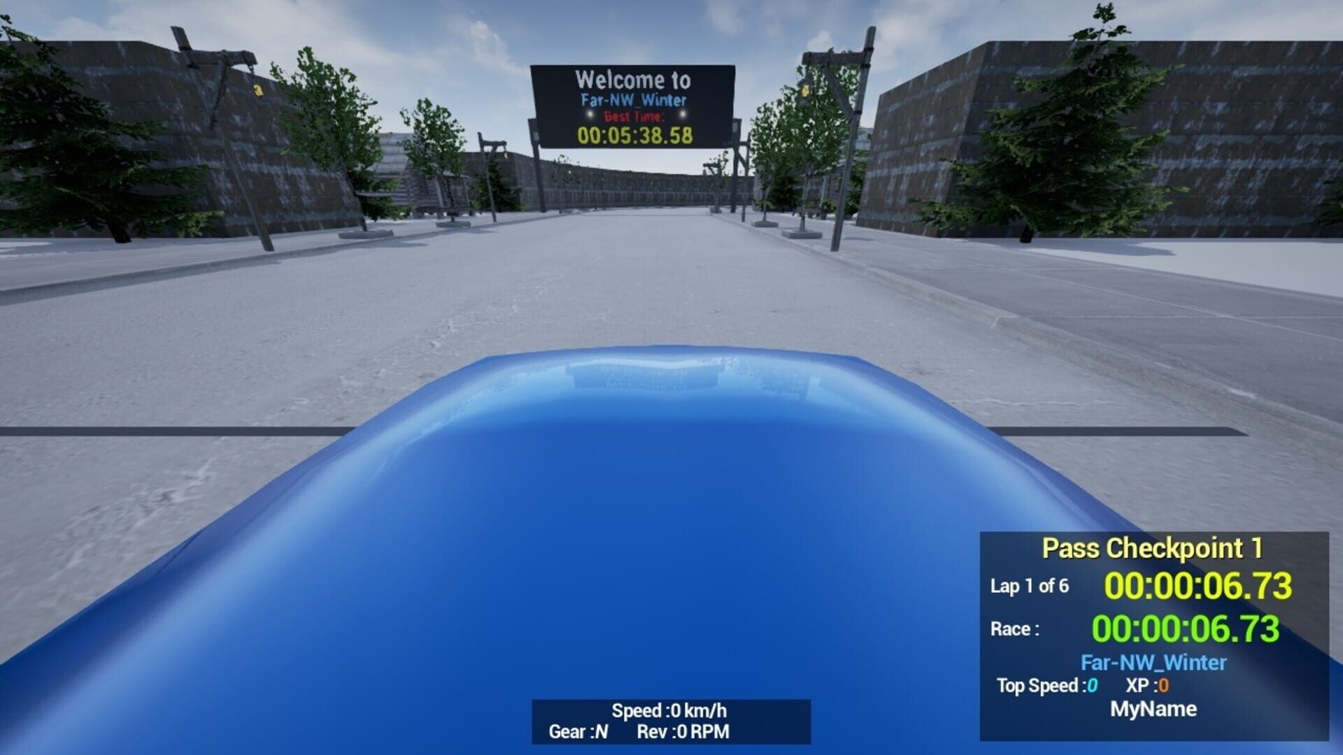 Maze Workout: Western Lost Solo Car Racer - Screenshot