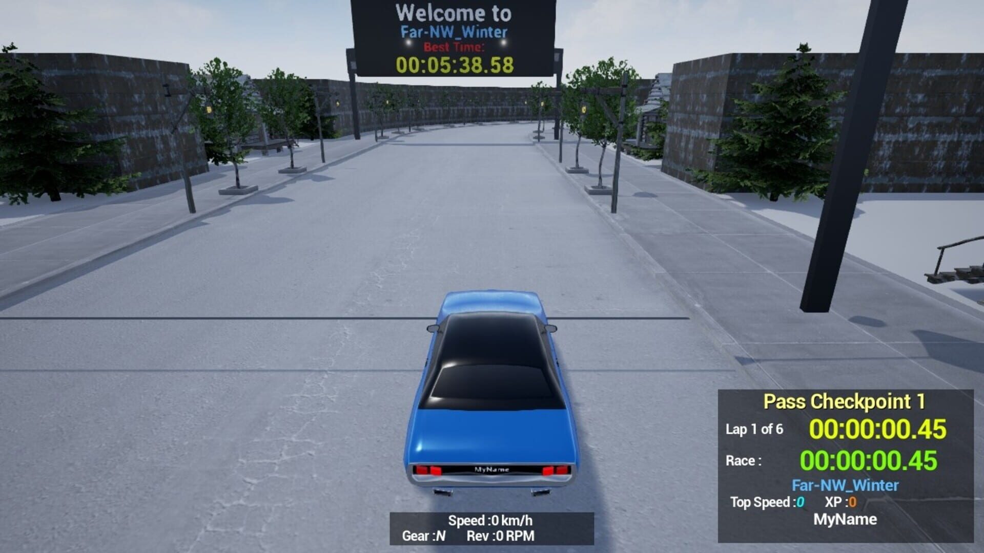 Maze Workout: Western Lost Solo Car Racer - Screenshot
