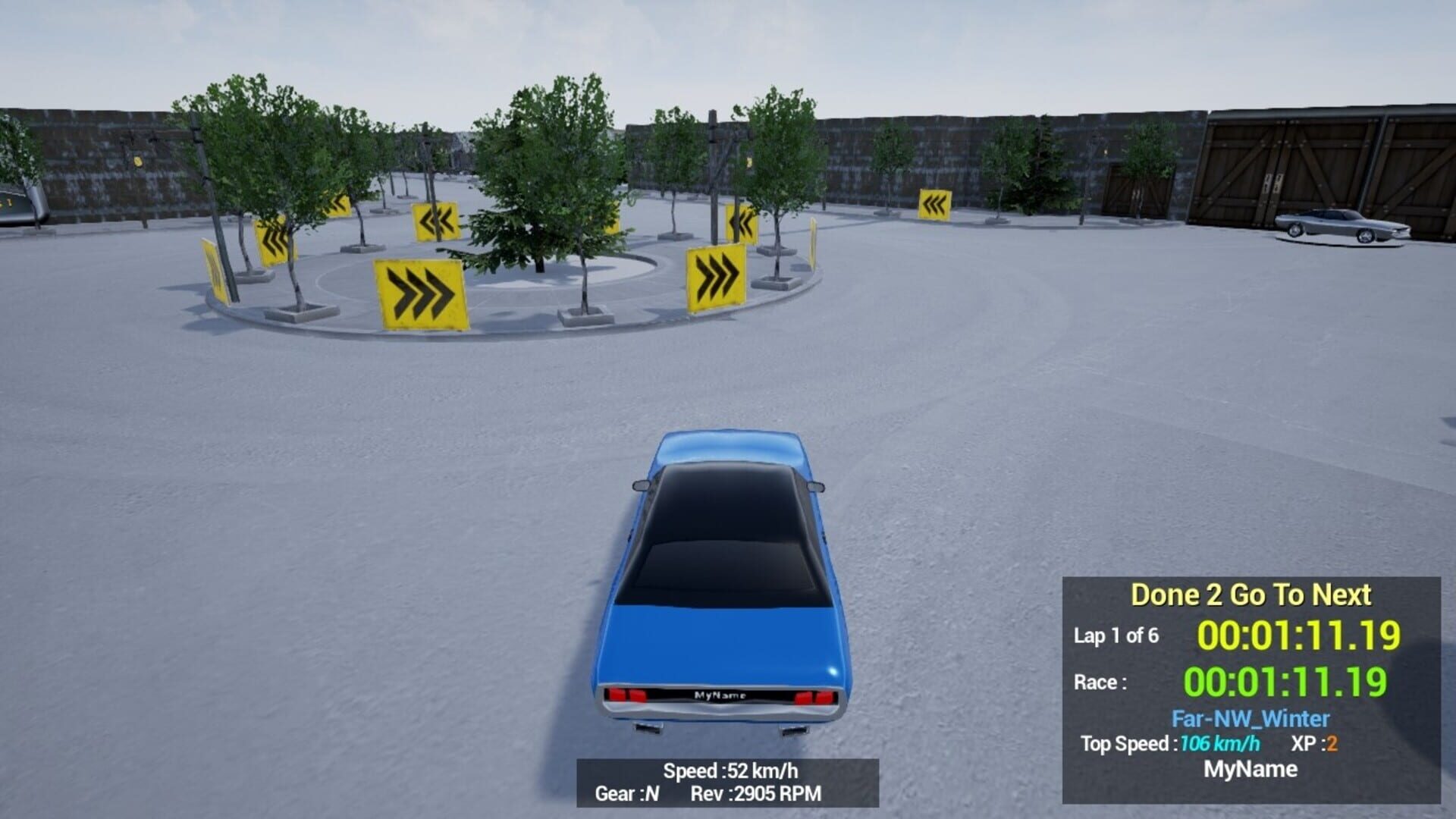 Maze Workout: Western Lost Solo Car Racer - Screenshot