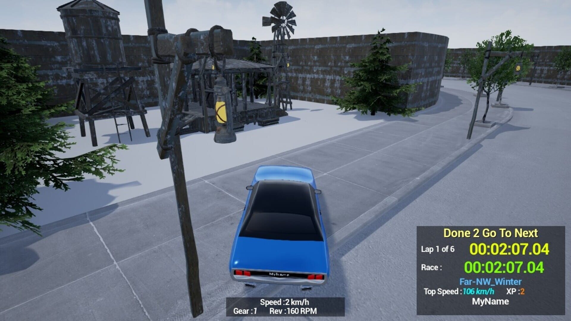 Maze Workout: Western Lost Solo Car Racer - Screenshot