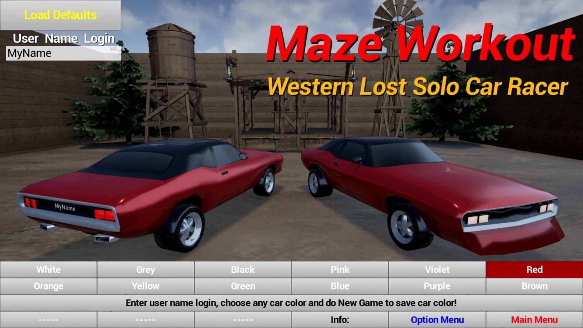 Maze Workout: Western Lost Solo Car Racer - Screenshot