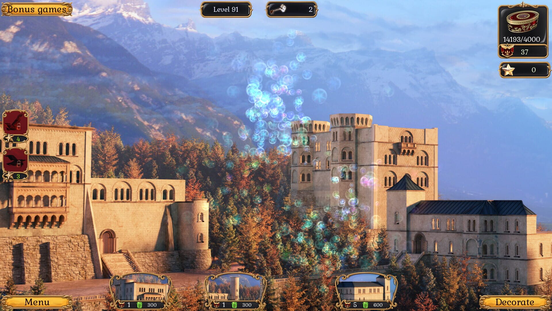 Jewel Match Origins 2: Bavarian Palace - Collector's Edition - Screenshot