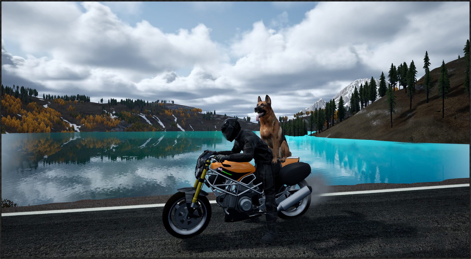 Motorcycle Travel Simulator - Screenshot