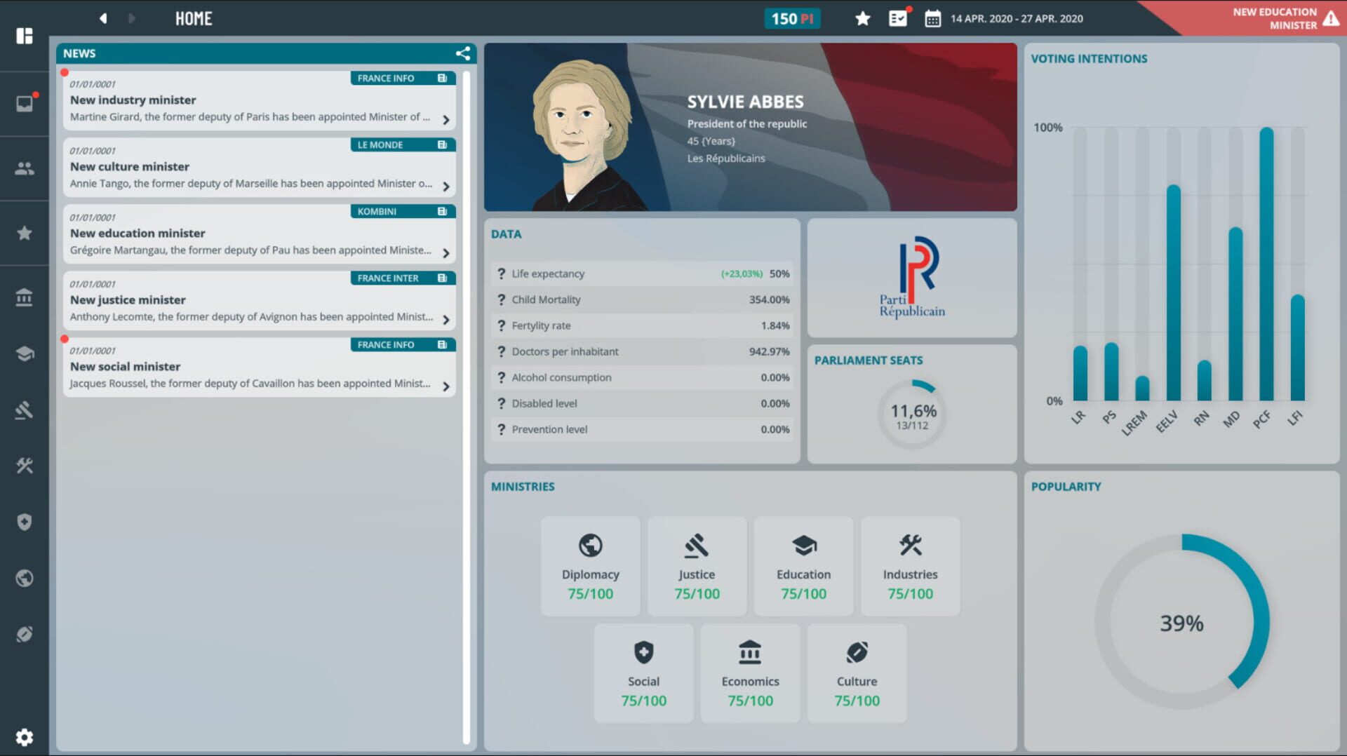 The President - Screenshot
