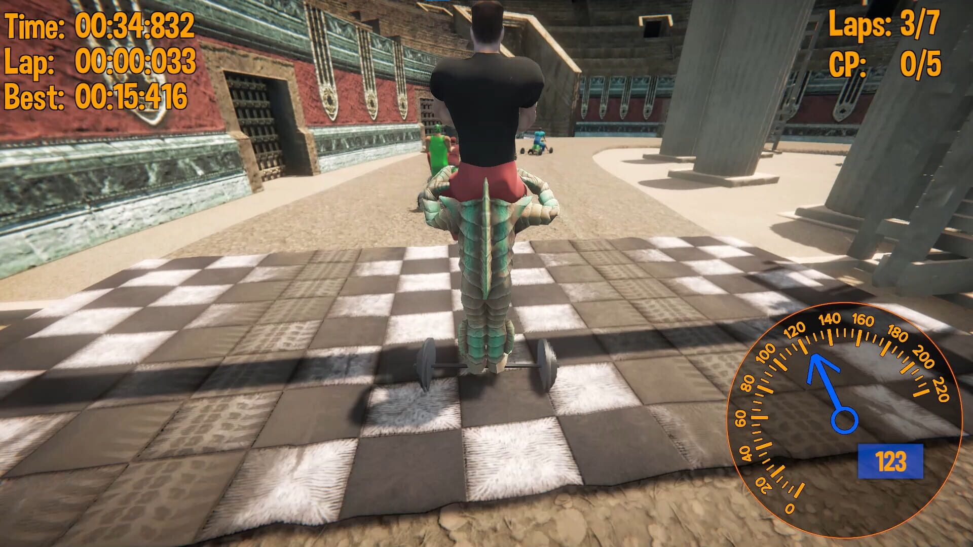 Ultimate Muscle Roller Championship - Screenshot