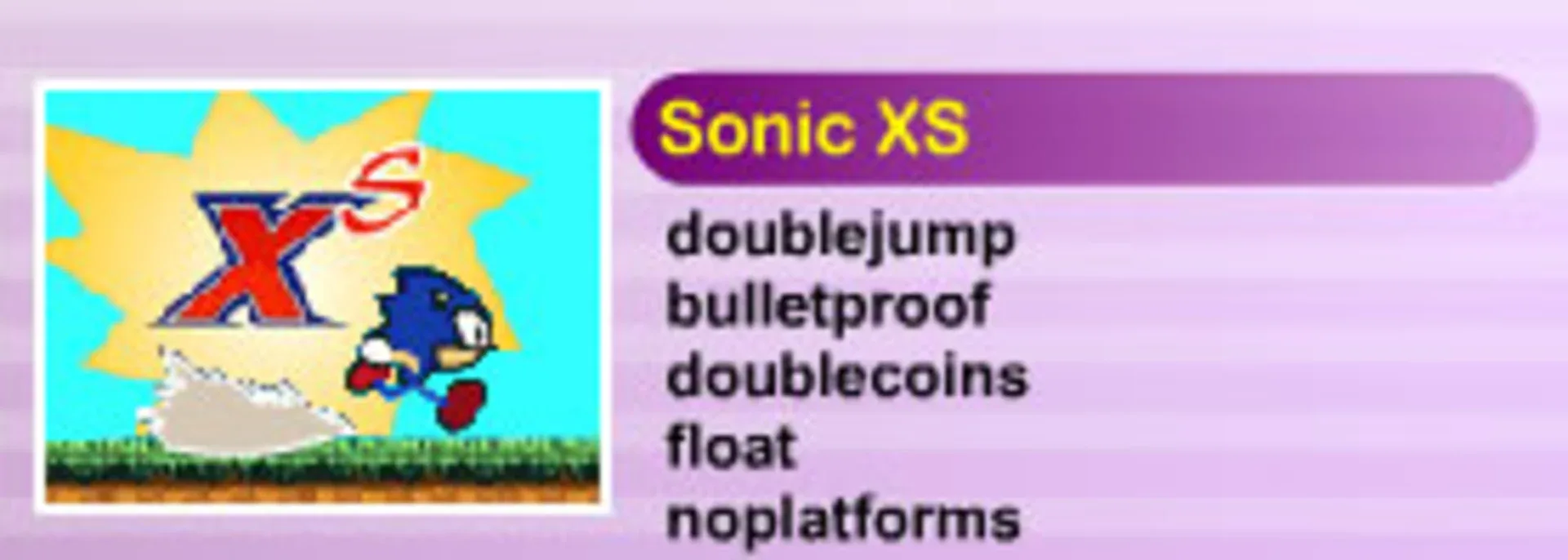 Captura de pantalla - Sonic XS
