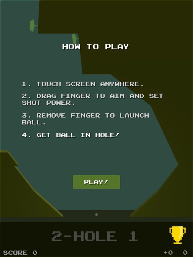 Vertical Golf - Screenshot