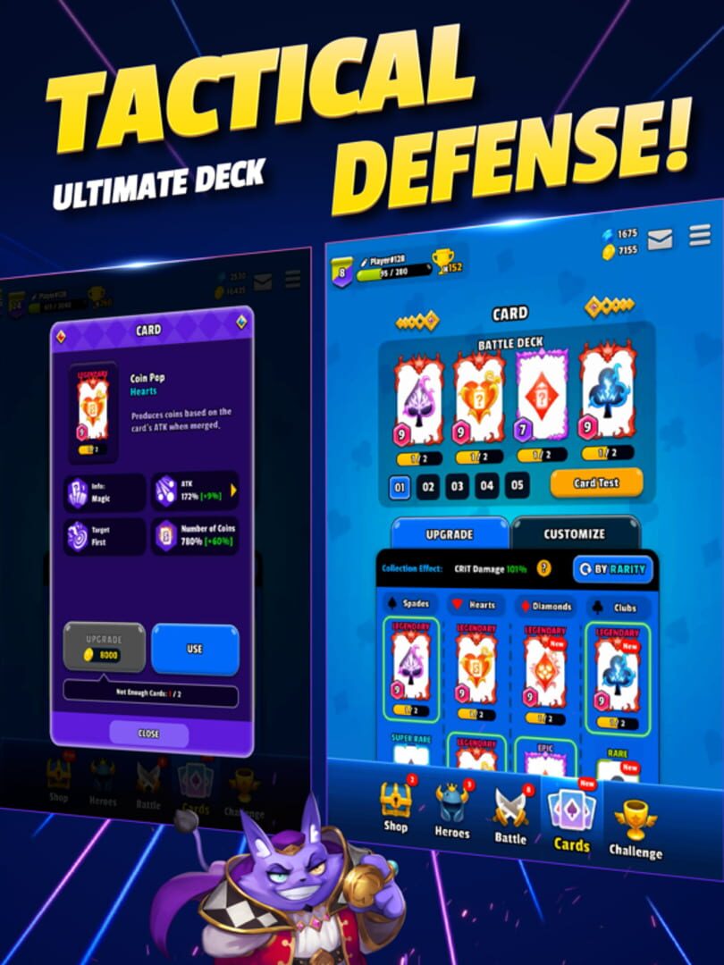 Poker Tower Defense - Screenshot