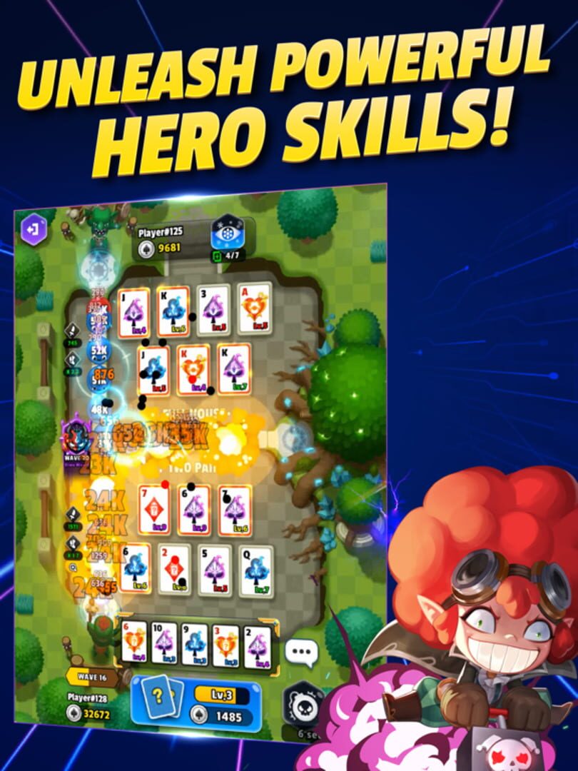 Poker Tower Defense - Screenshot