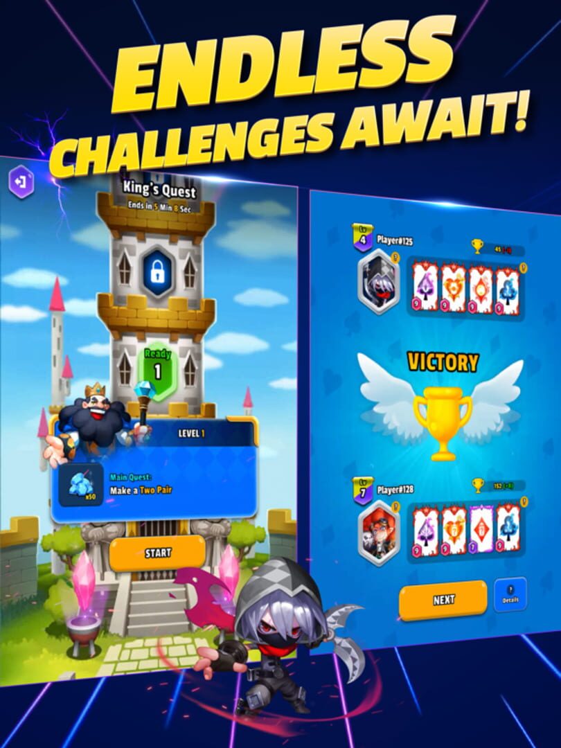 Poker Tower Defense - Screenshot