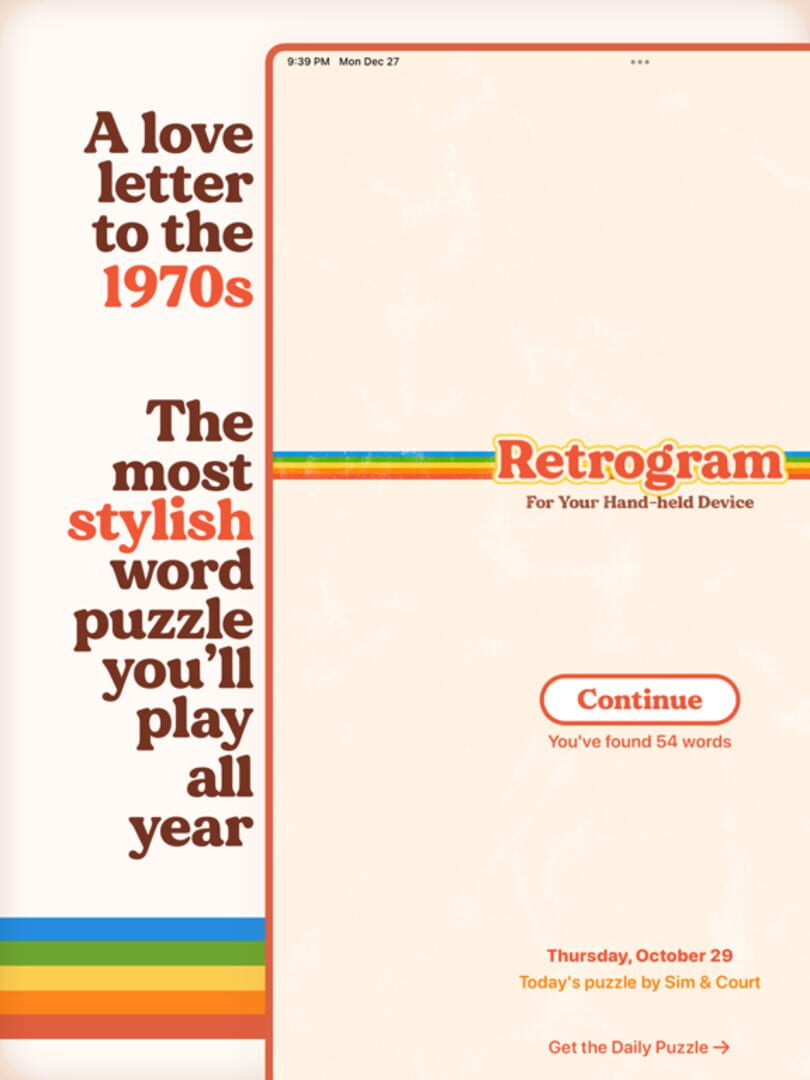 Retrogram - Screenshot
