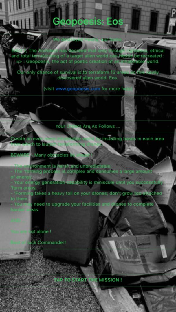 Geopoesis: Eos - Screenshot