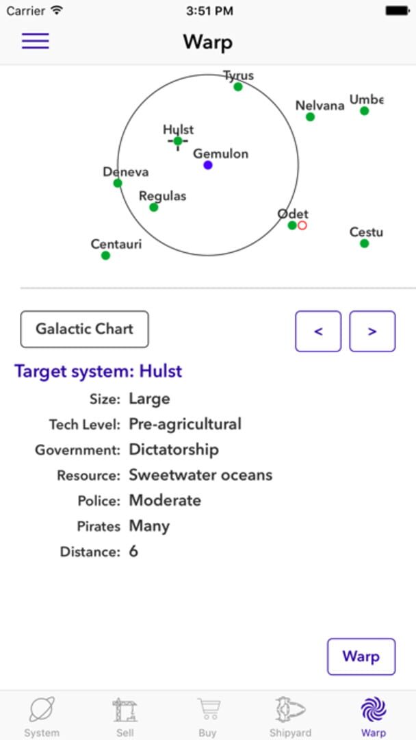 Space Trader 2018 - Screenshot
