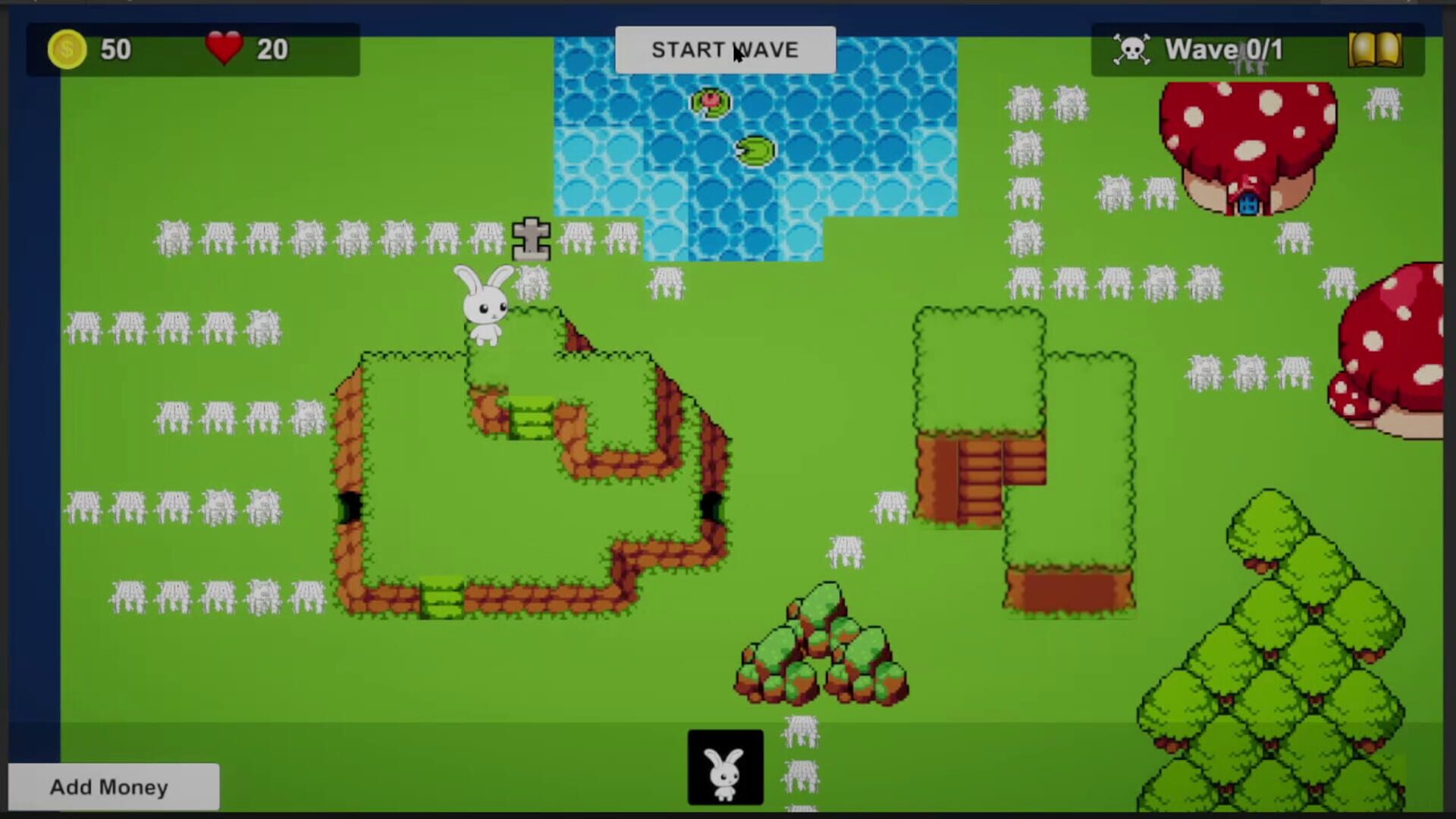 Bunnies vs Zombies - Screenshot