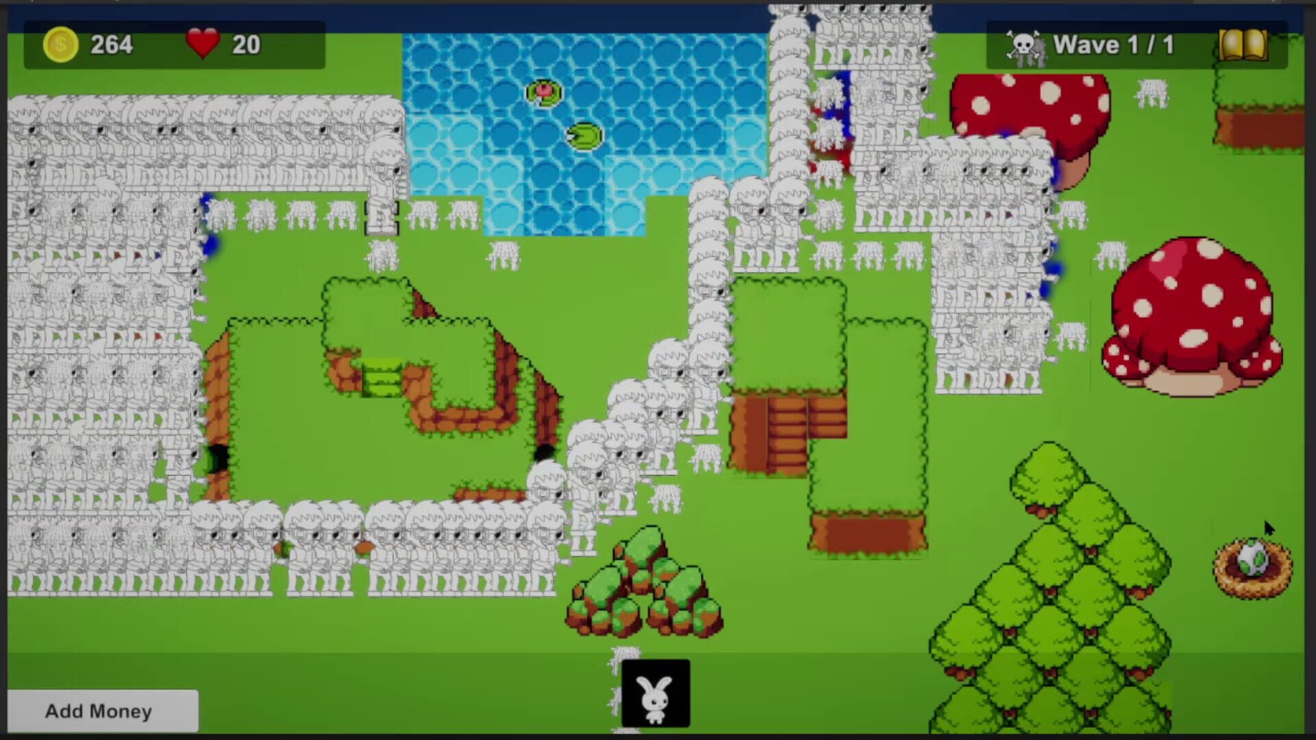 Bunnies vs Zombies - Screenshot