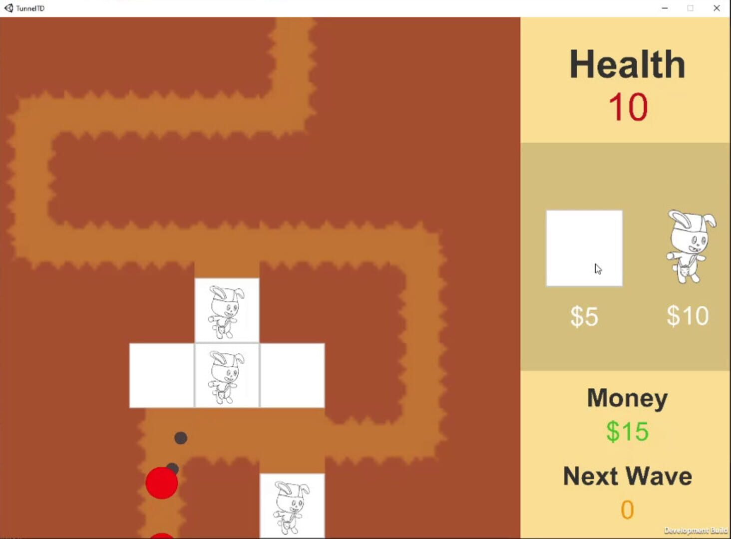 Bunnies vs Zombies - Screenshot