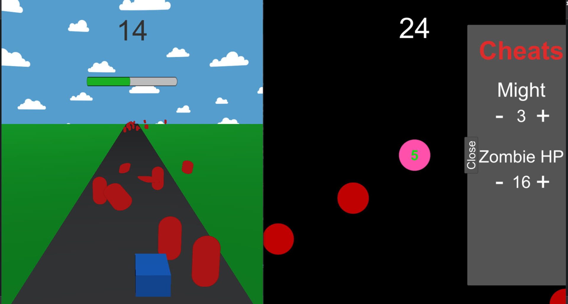 Bunnies vs Zombies - Screenshot