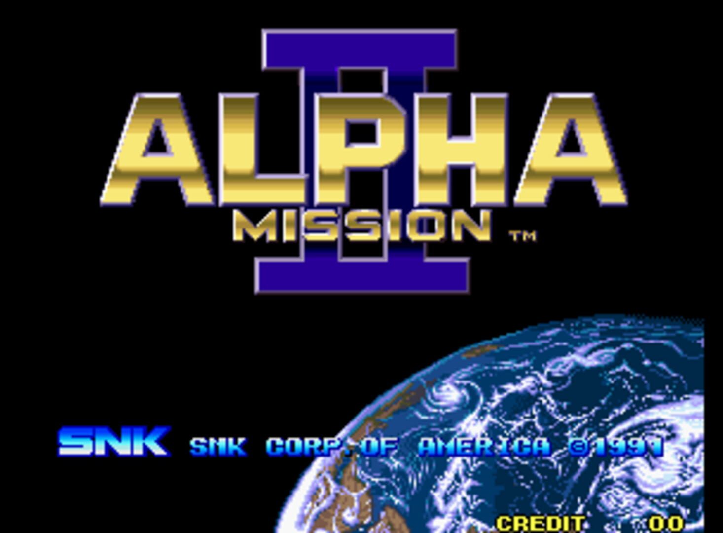 Captura de pantalla - Alpha Mission II