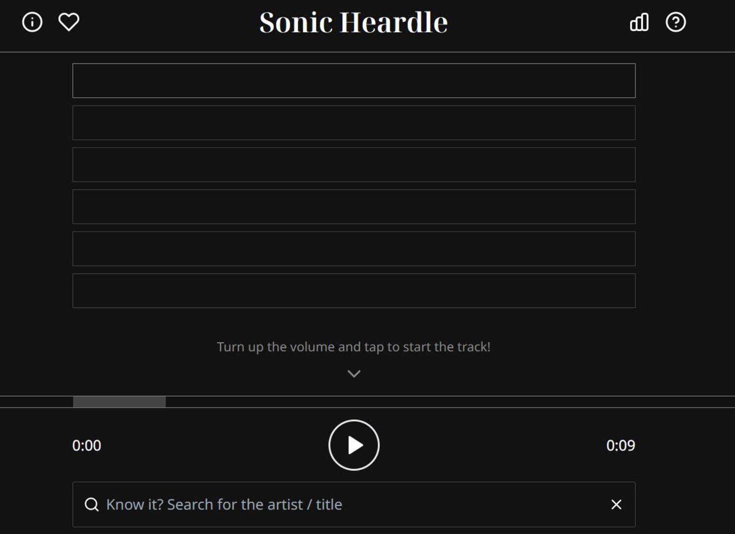 Sonic Heardle