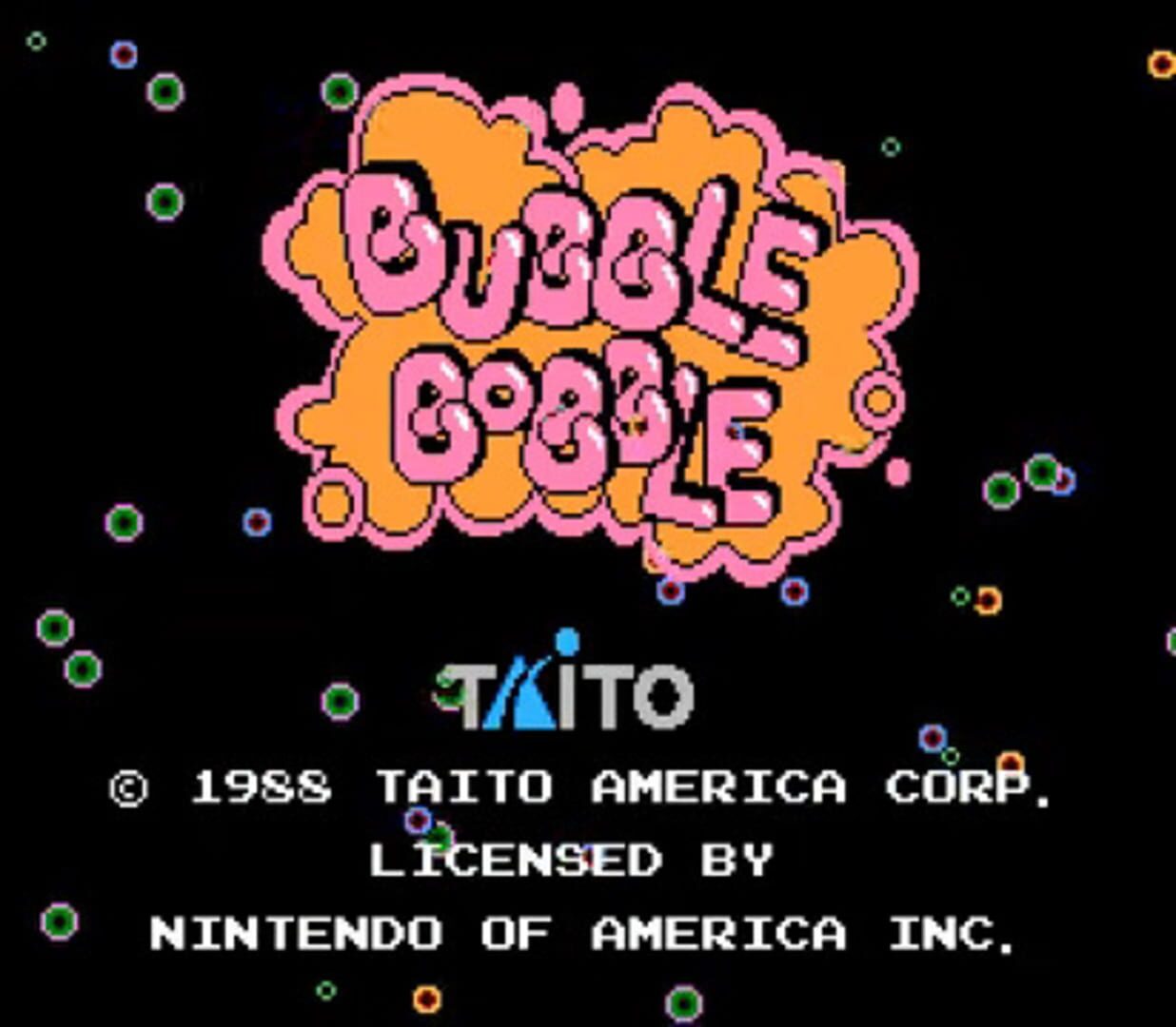 Captura de pantalla - Bubble Bobble