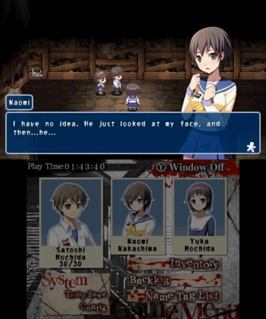 Captura de pantalla - Corpse Party: Back to School Edition