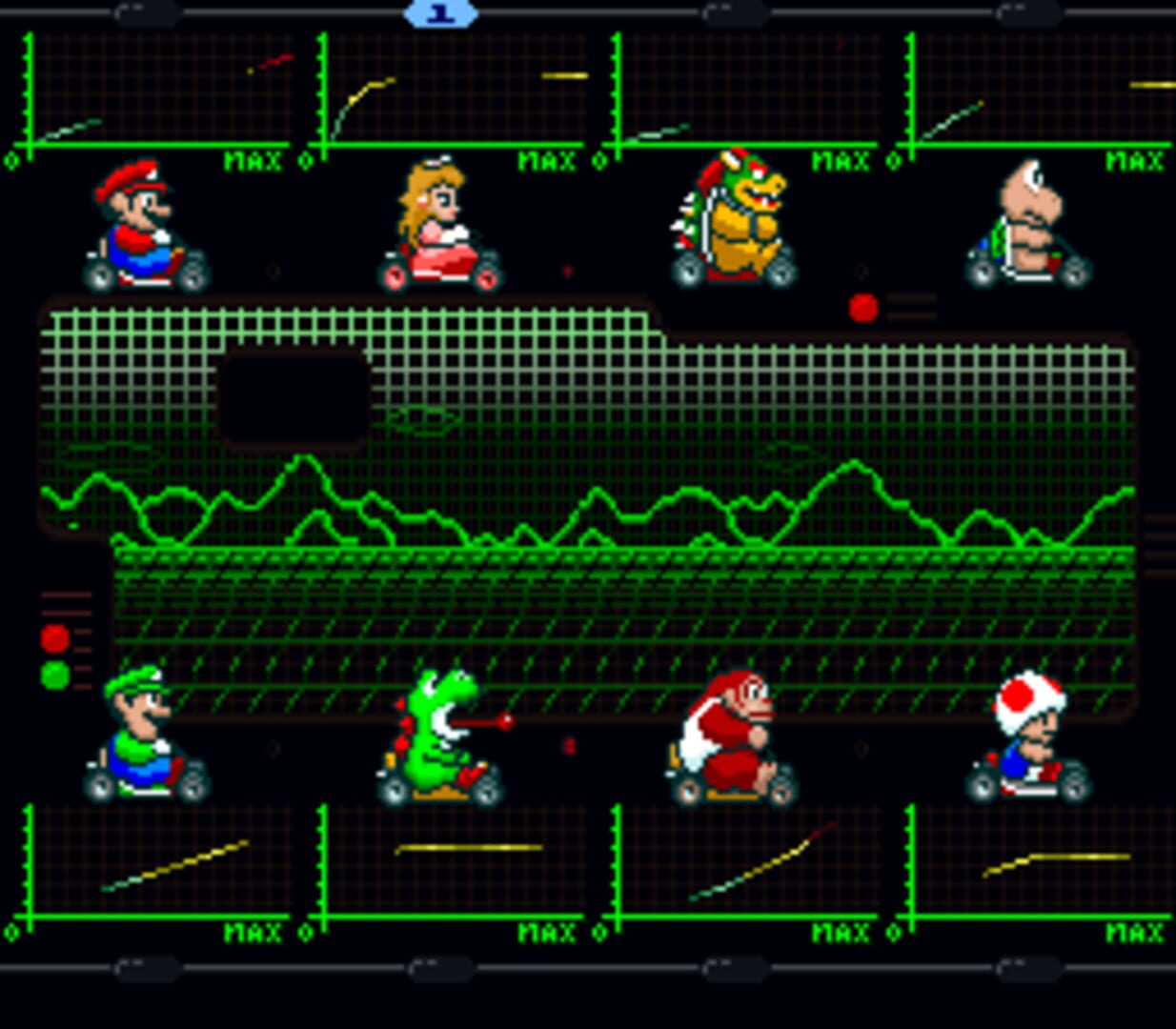 Captura de pantalla - Super Mario Kart: F1 Tracks