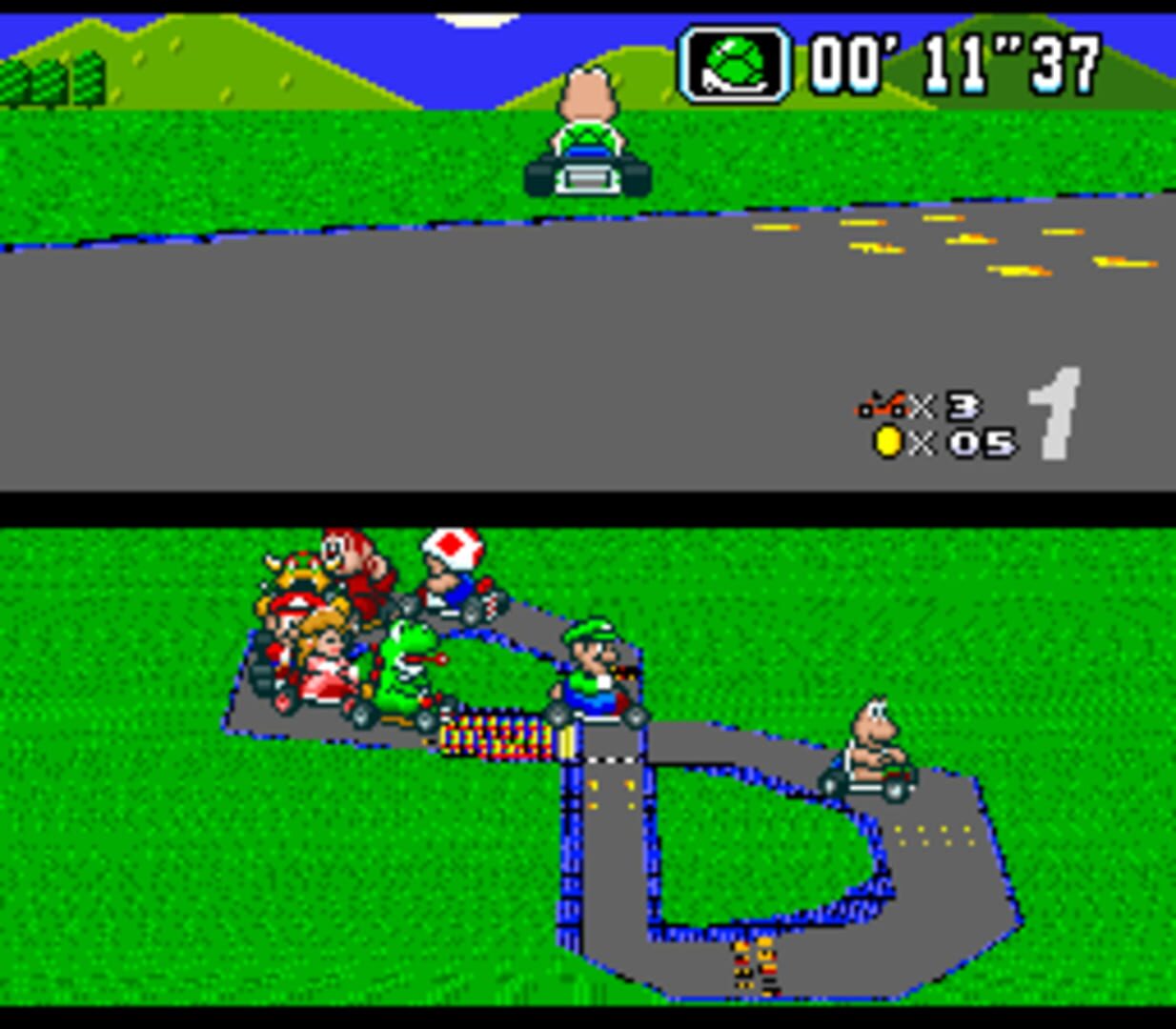 Captura de pantalla - Super Mario Kart DS