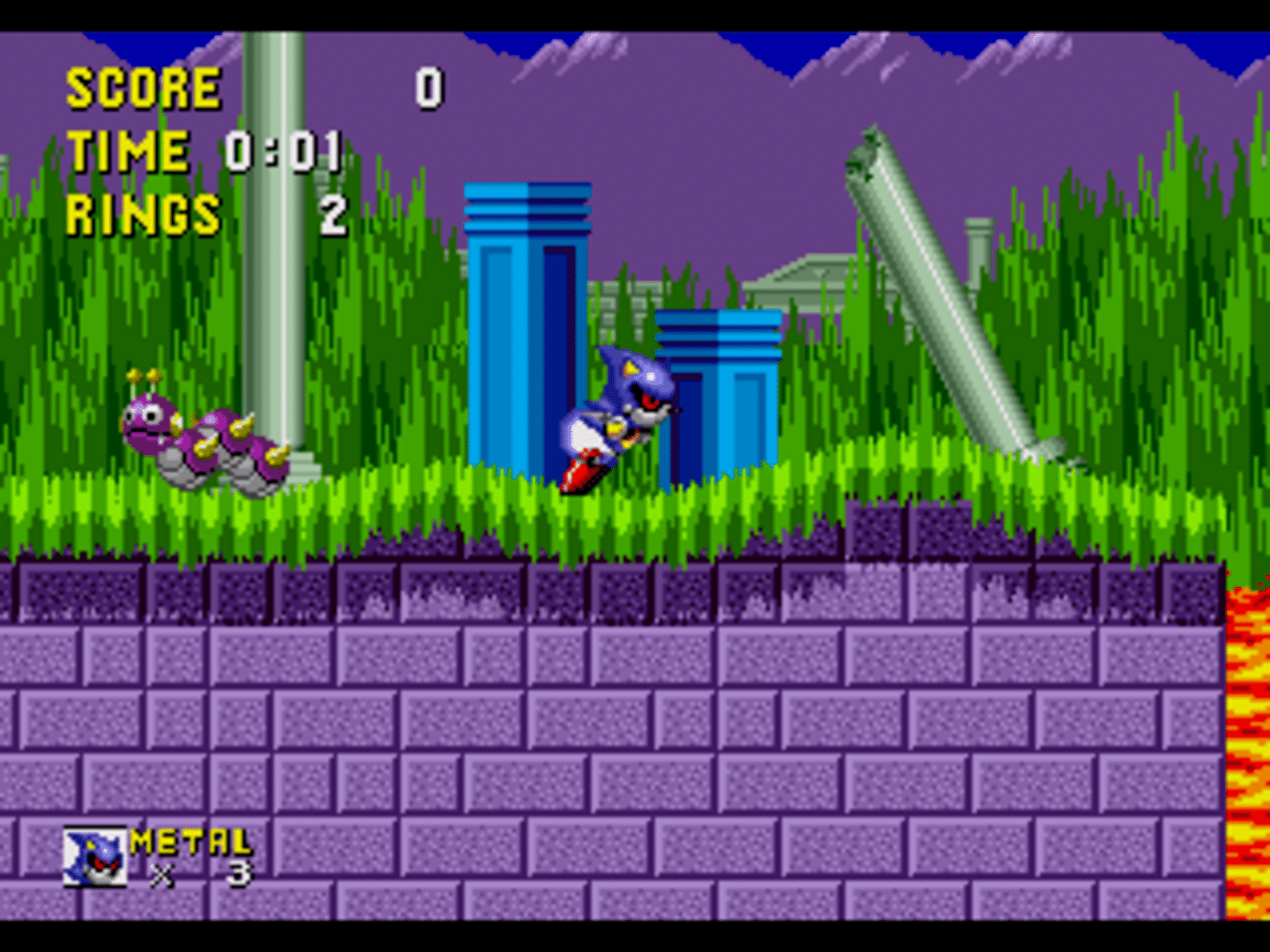 Metal Sonic in Sonic the Hedgehog screenshot