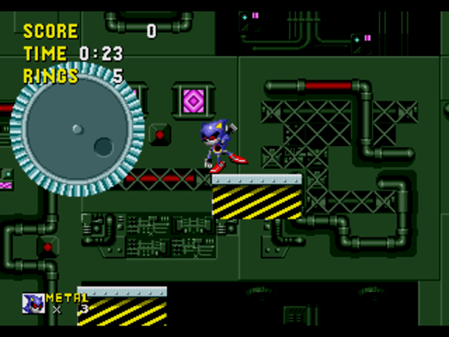 Metal Sonic in Sonic the Hedgehog screenshot