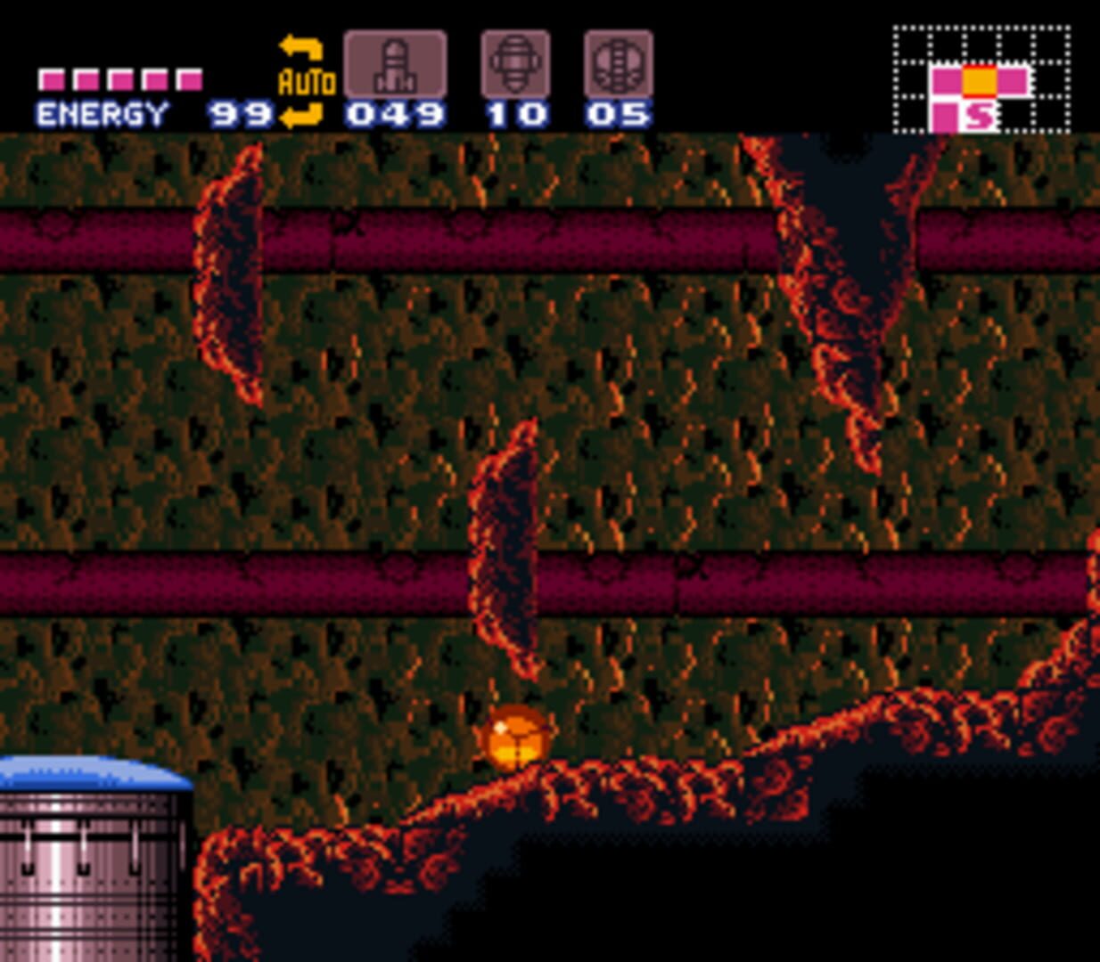 Captura de pantalla - Super Metroid: Rotation