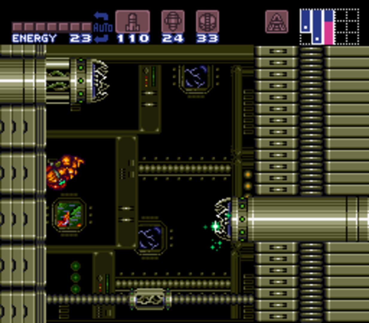 Captura de pantalla - Super Metroid: Rotation