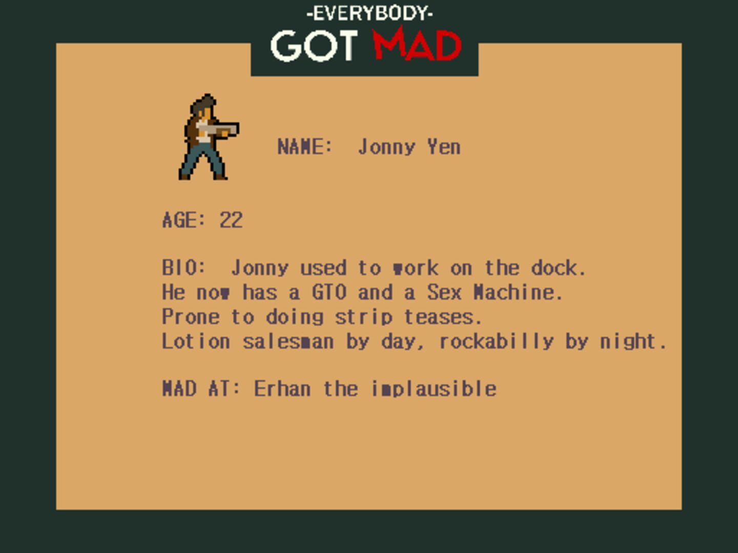 Everybody Got Mad - Screenshot