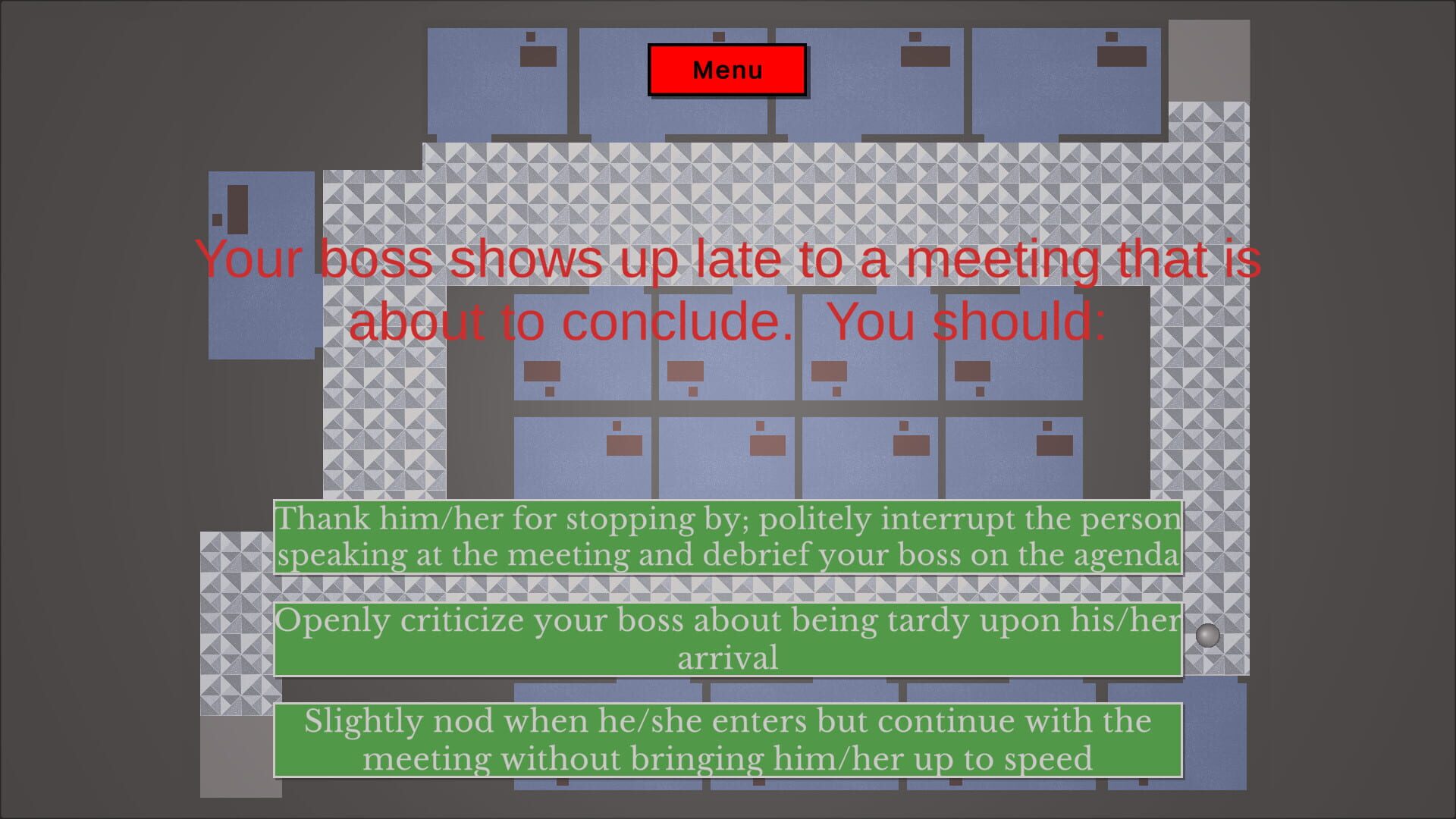 You Deserve a Seat at the Table - Screenshot