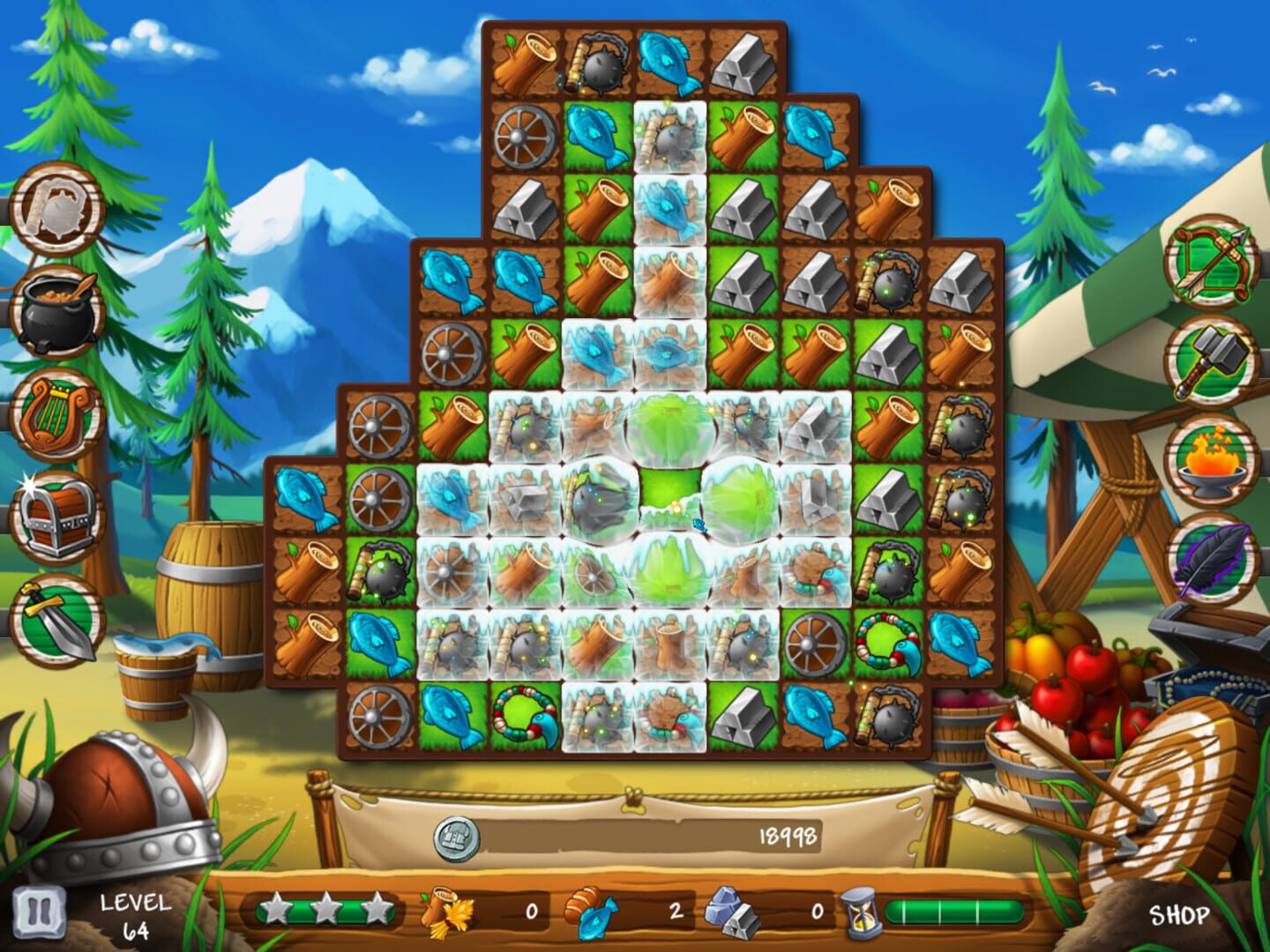 Secret of the Vikings: Mystery island - Screenshot