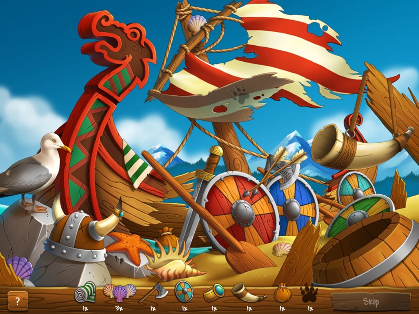 Secret of the Vikings: Mystery island - Screenshot