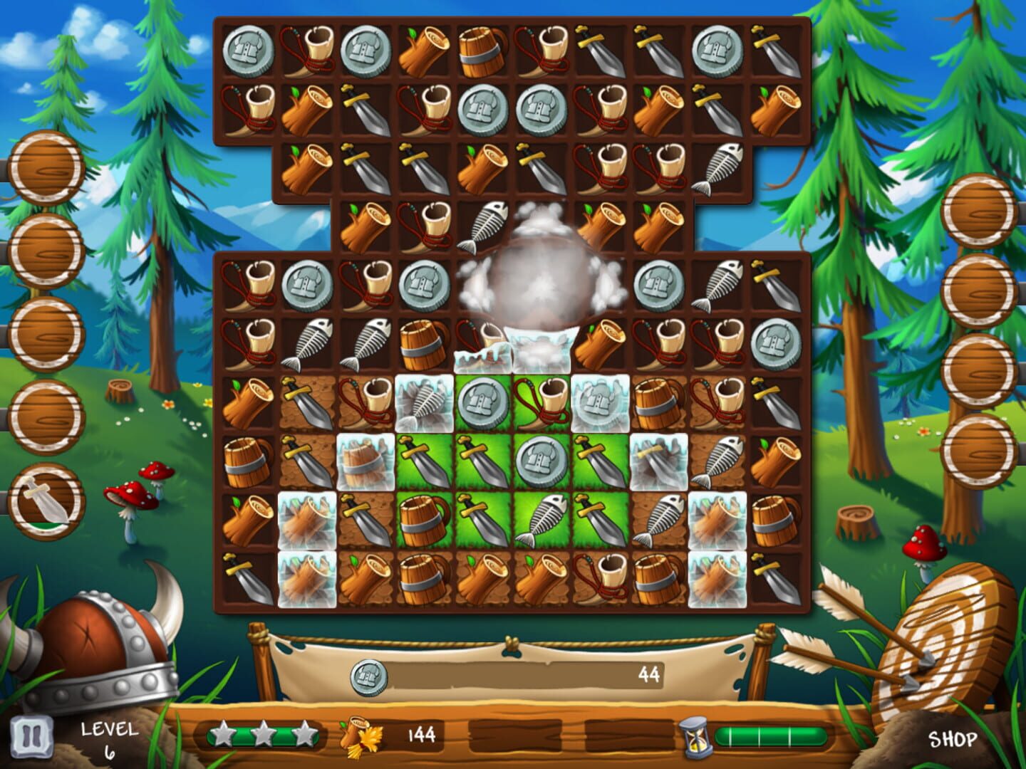 Secret of the Vikings: Mystery island - Screenshot