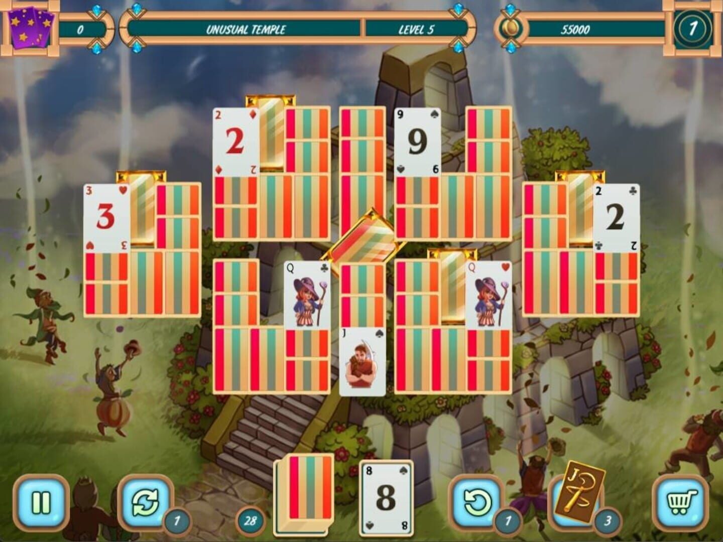 Sweet Solitaire: School Witch 2