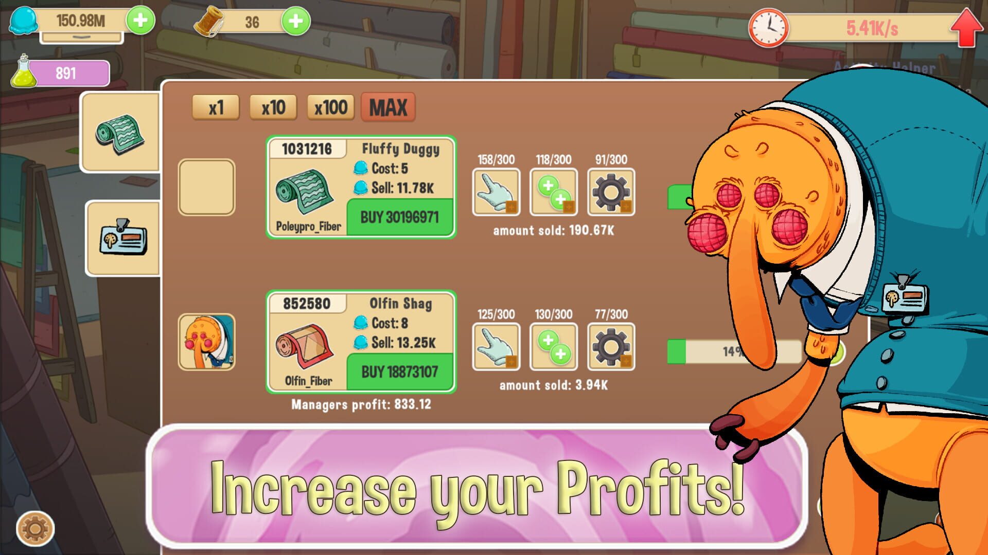 Roy's Rugs - Screenshot