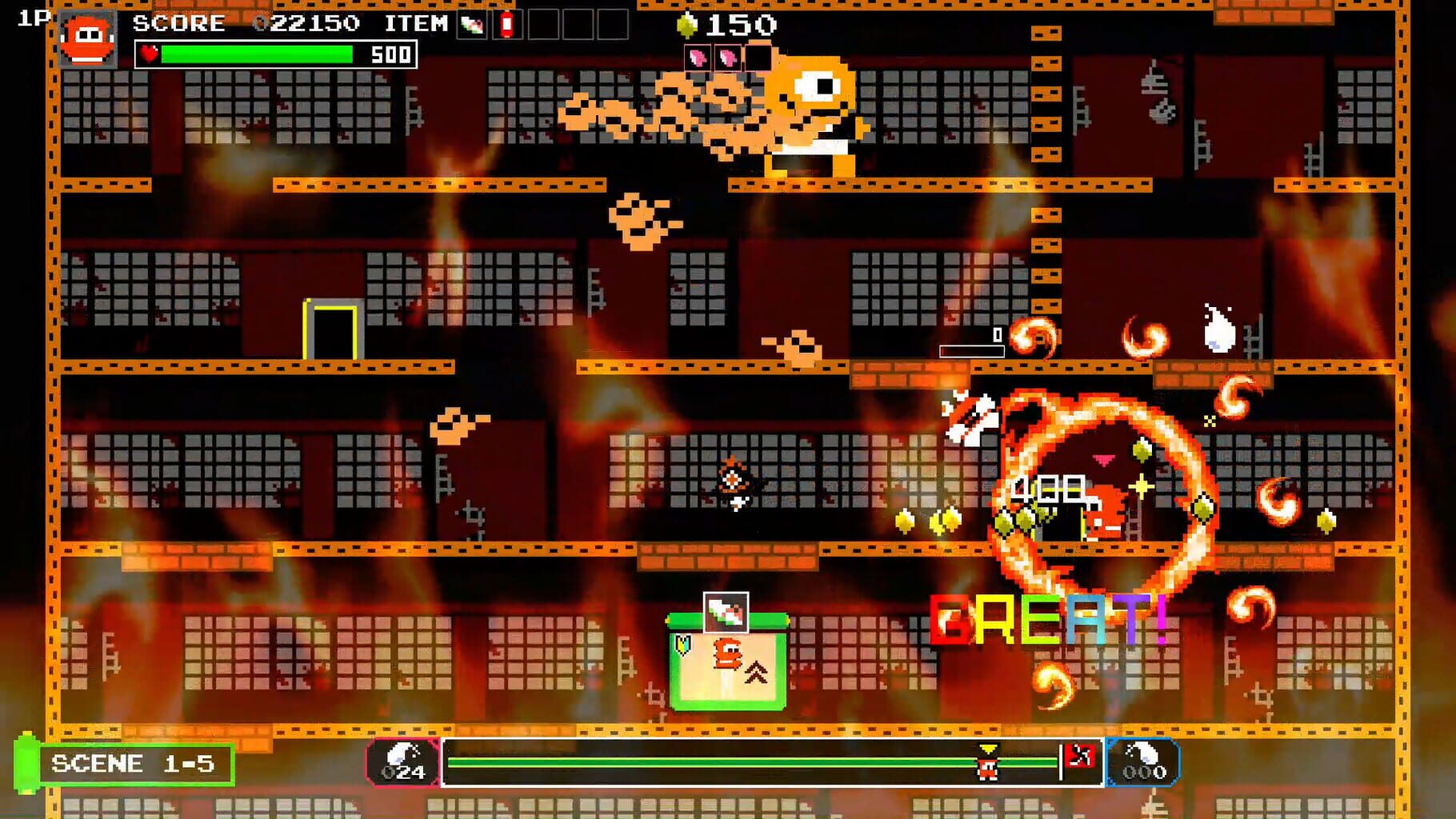Ninja JaJaMaru: The Great Yokai Battle + Hell screenshot