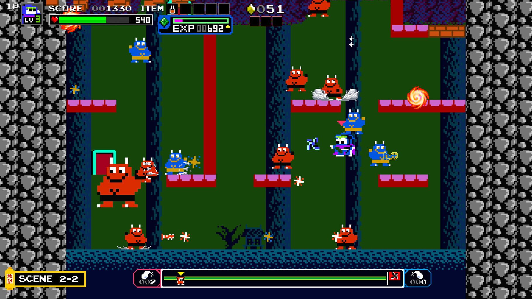 Ninja JaJaMaru: The Great Yokai Battle + Hell screenshot