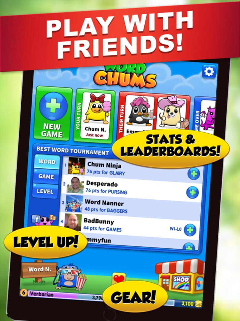 Word Chums - Screenshot
