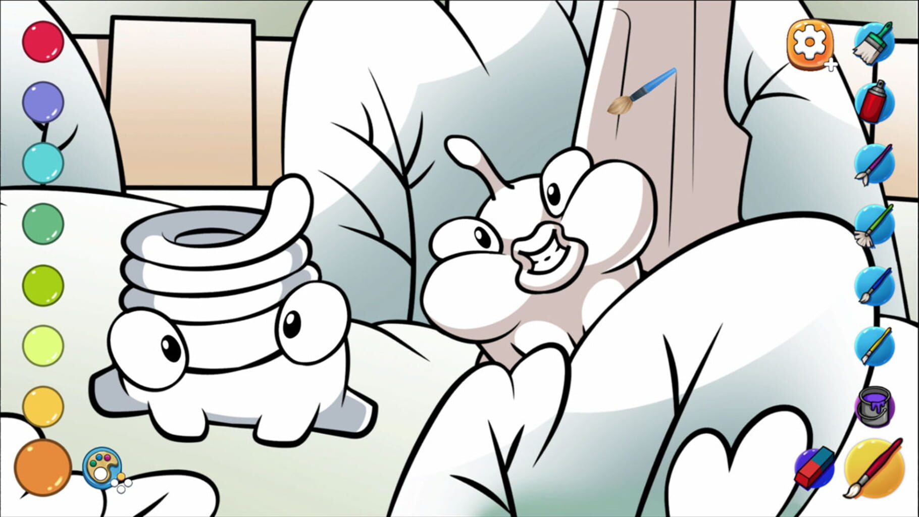 Om Nom: Coloring, Toons & Puzzle - Sweet Coloring Pages screenshot