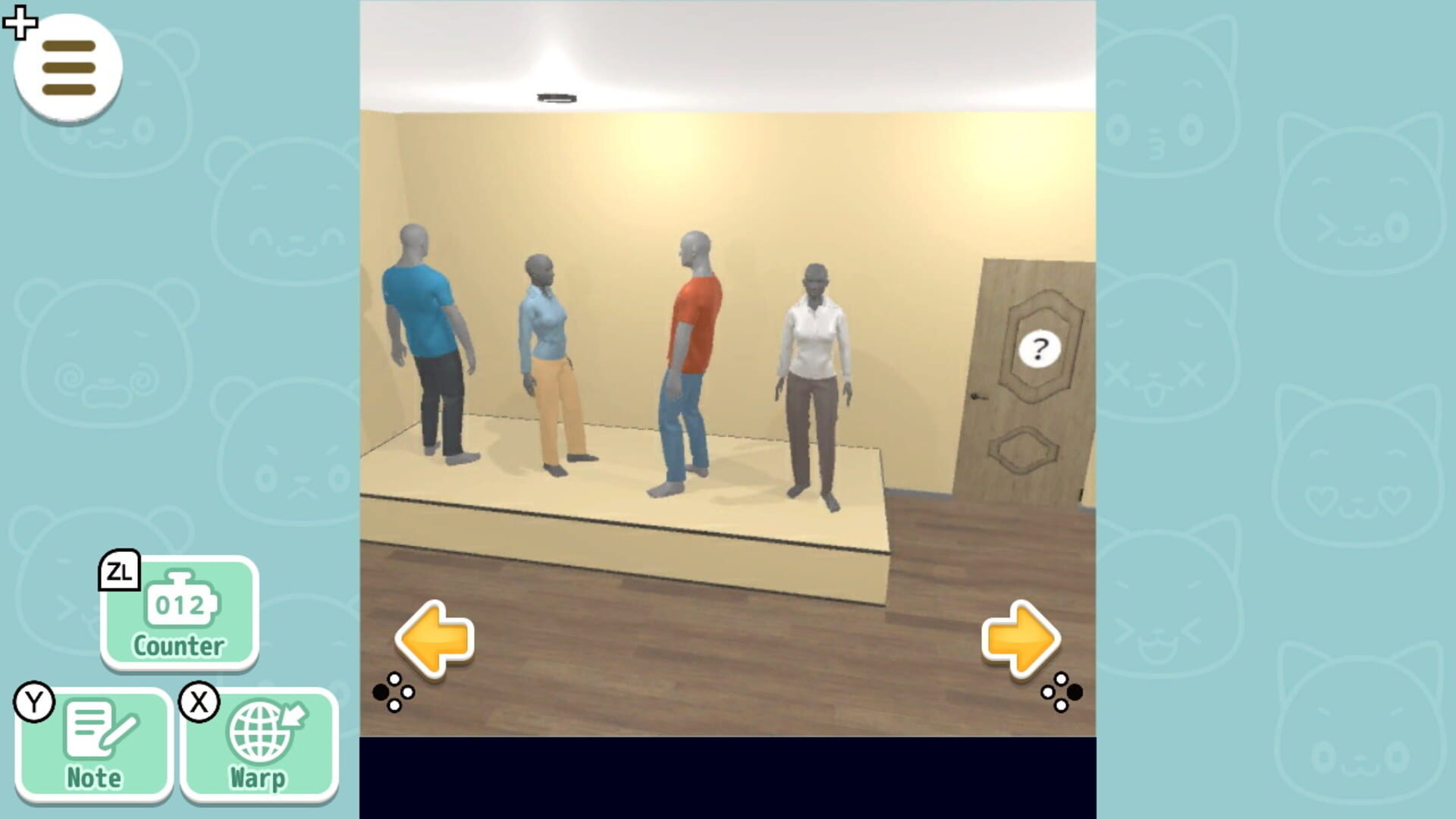 Let's Get Changed! Nyanzou & Kumakichi: Escape Game - Screenshot