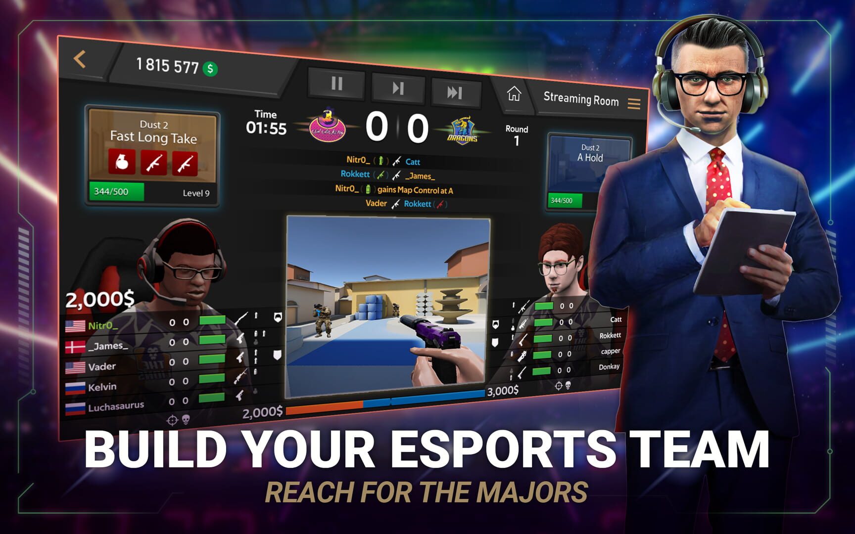 Five: Esports Manager Game - Screenshot