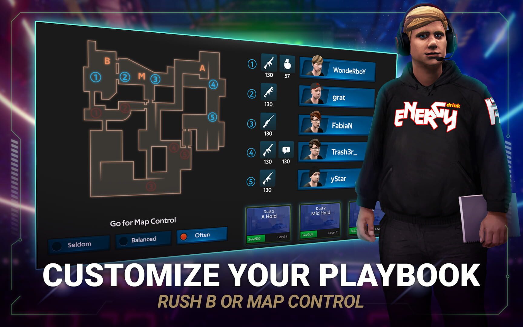 Five: Esports Manager Game - Screenshot
