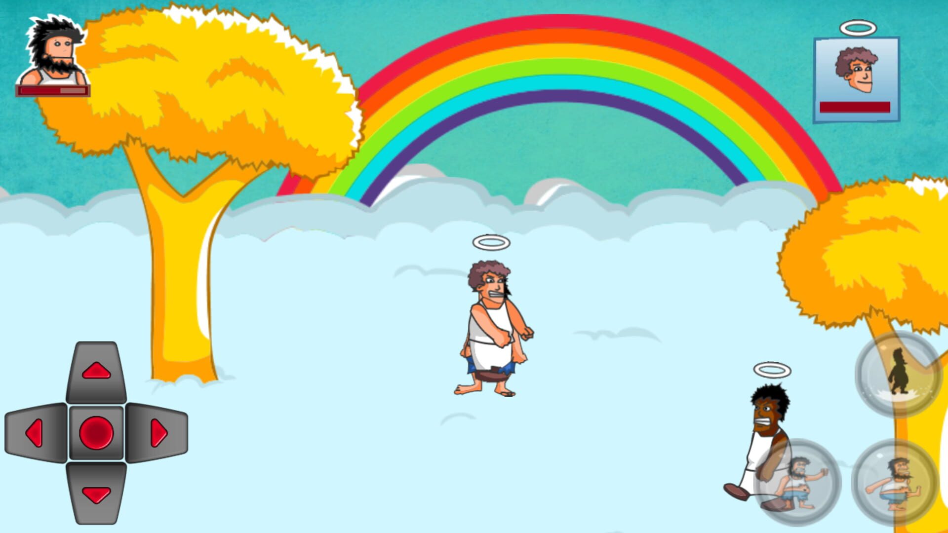 Homeless Guy: Fight in Heaven - Screenshot